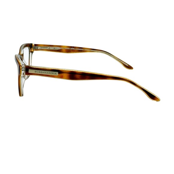 BCBG Maxazria Christie Womens Plastic Eyeglass Frame Amber Tortoise 51-17